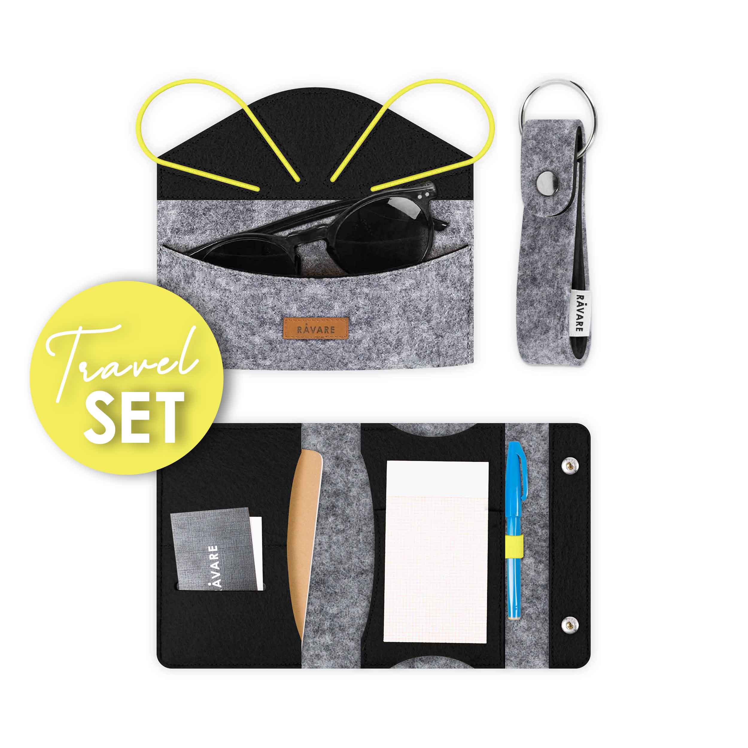 set-travel-schwarz.jpg Produktset TRAVEL hellgrau-schwarz – Bild 1